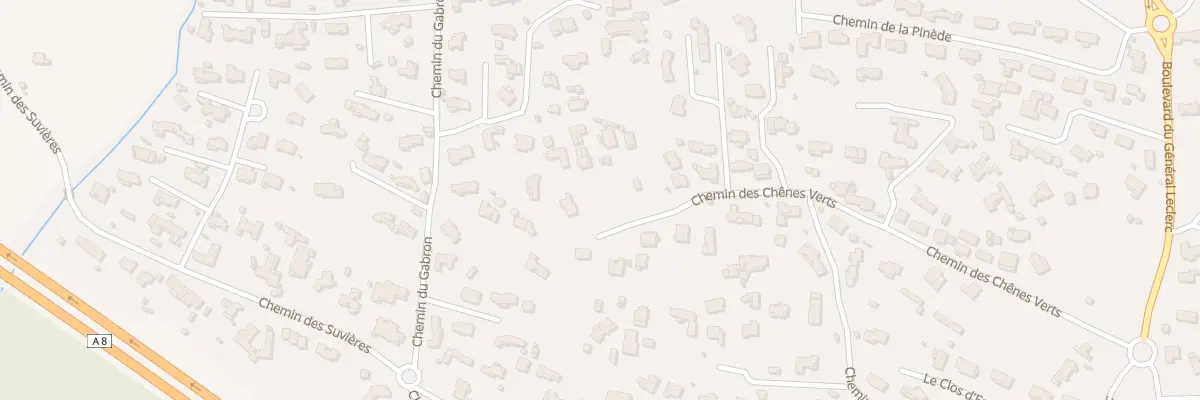 Plan du 490 Che des Chênes Verts à Puget-sur-Argens