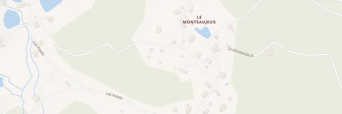 Plan du 321B Le Montaujeu à Fresse