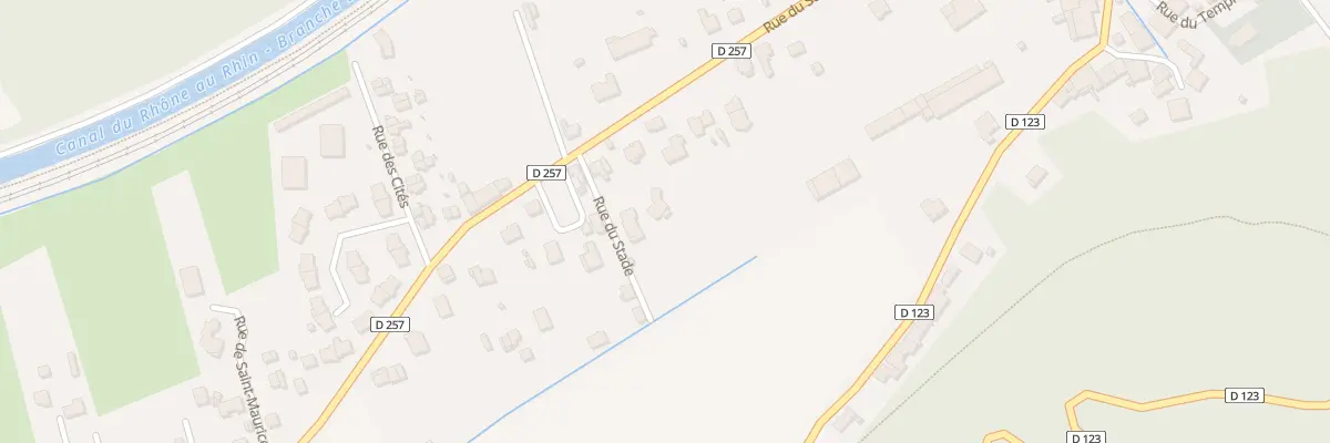 Plan du 27 Rue du Stade à Colombier-Fontaine
