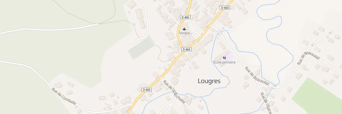 Plan du 4 Rue de la Bonne Fontaine à Lougres