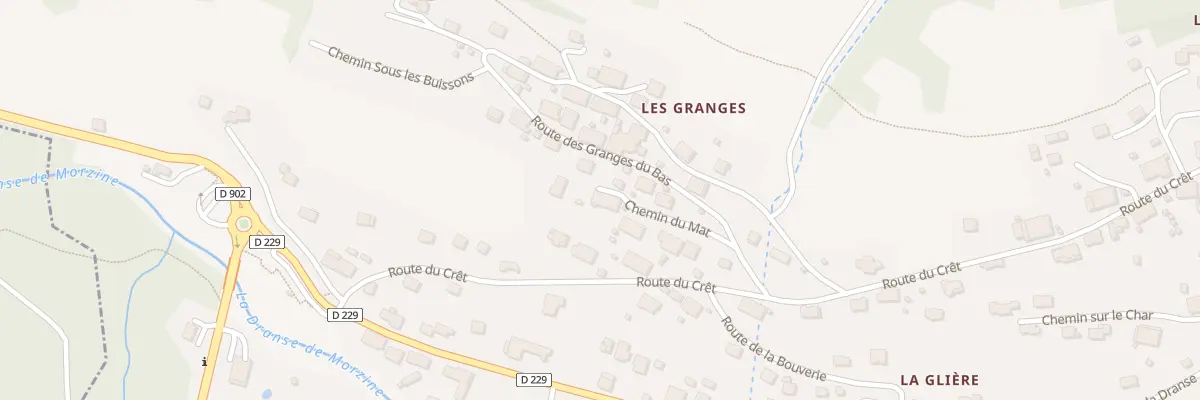 Plan du 129 Che du Mat à Montriond