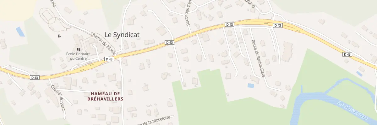 Plan du 14 Rte de Bréhavillers au Syndicat