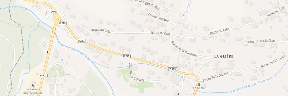 Plan du 758 Rte de Thonon à Montriond
