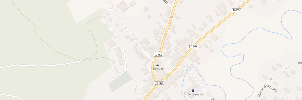 Plan du 2 Rue du Paradis à Lougres