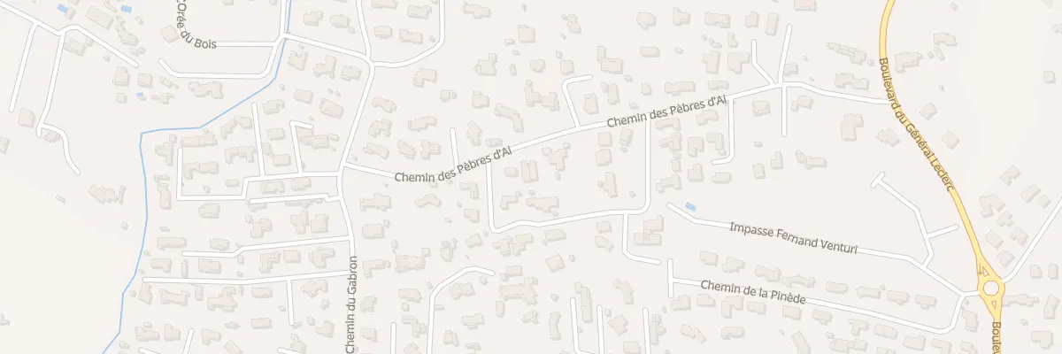 Plan du 349 Chem des Pèbres d’Ai à Puget-sur-Argens