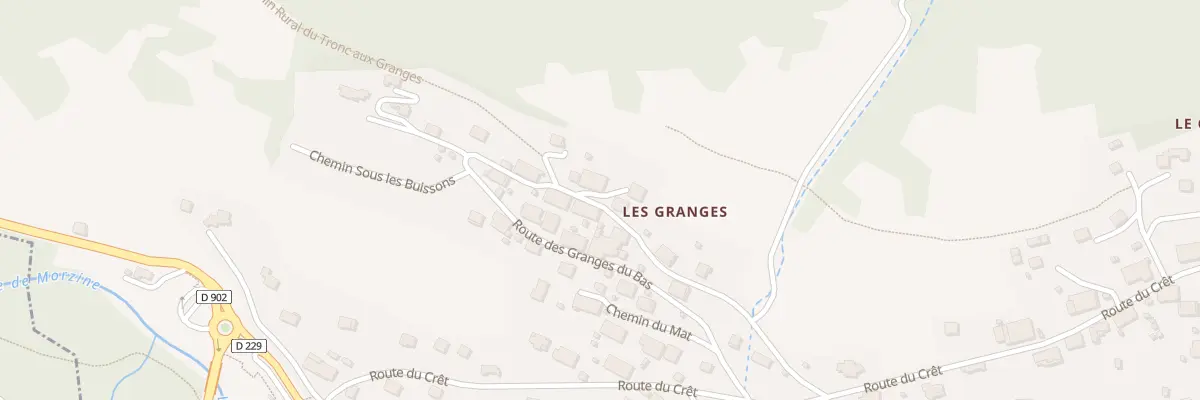 Plan du 249 Rte des Granges du Haut à Montriond