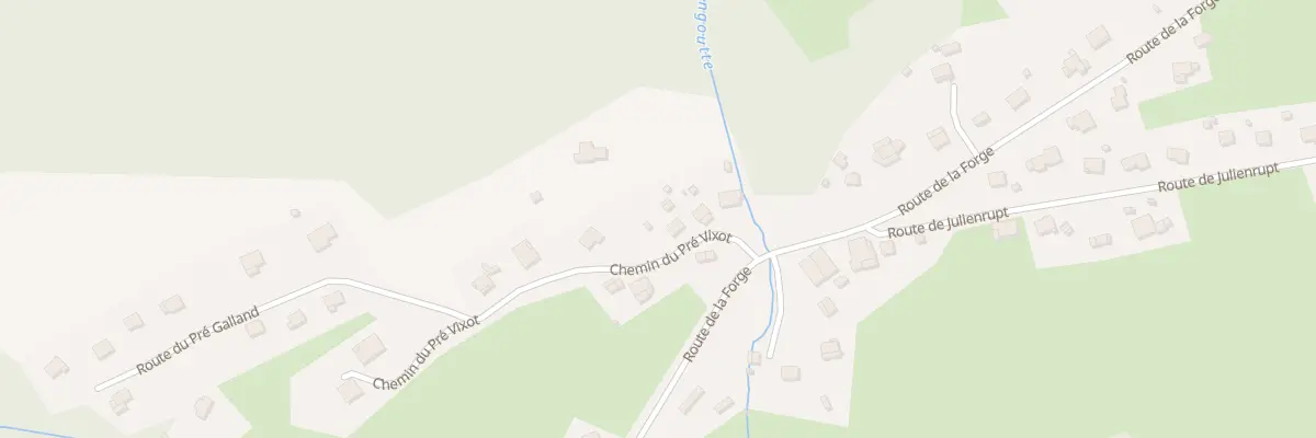 Plan du 3 Che du Pré Vixot à Cleurie