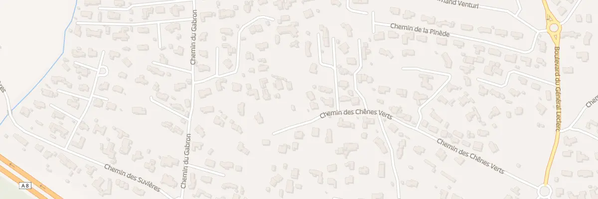 Plan du 438 Che des Chênes Verts à Puget-sur-Argens