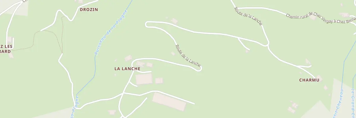 Plan du 988 Rte de la Lanche à Abondance