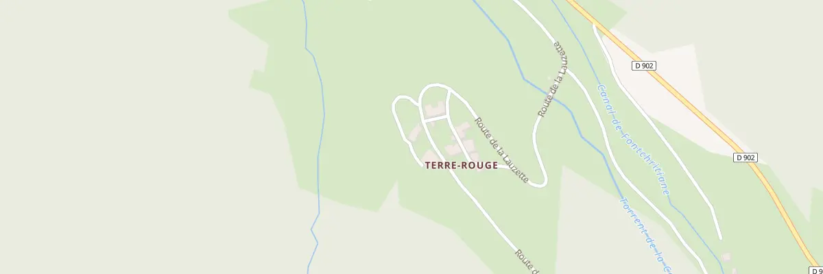 Plan du 50 Che de Gaudissard à Cervières