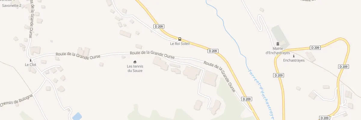 Plan du 108 Imp du Roi Soleil à Enchastrayes