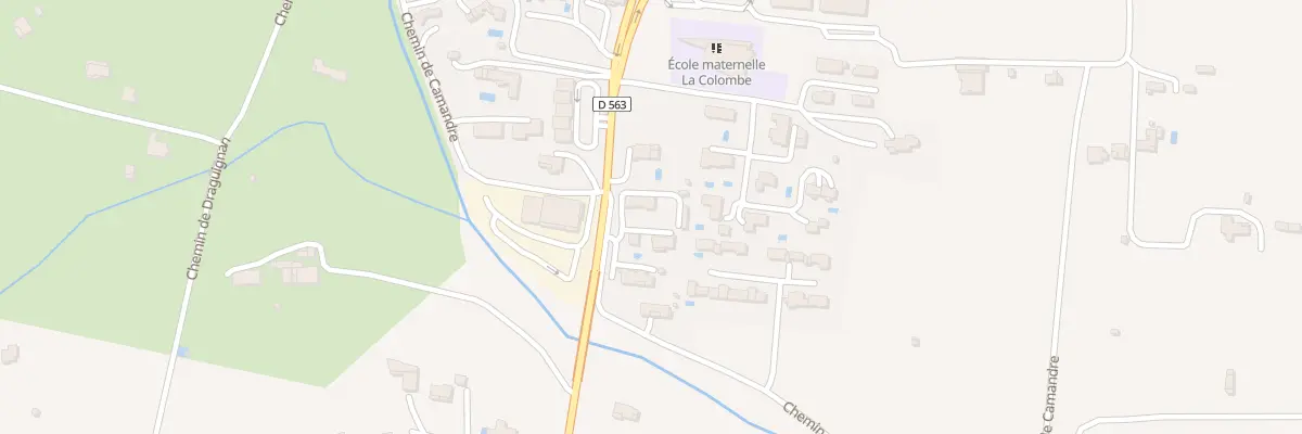 Plan du 1095 Rte de Frejus à Fayence