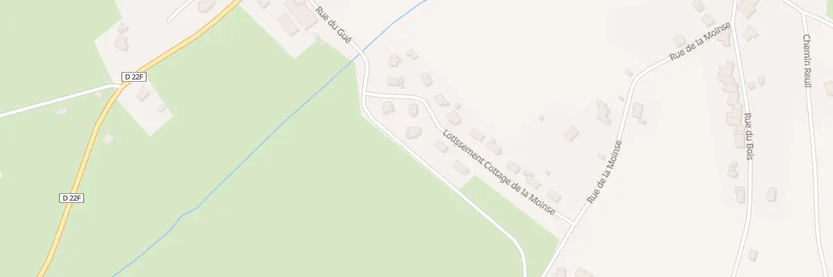 Plan du 6 Lot Cottage de la Moinse à Glonville