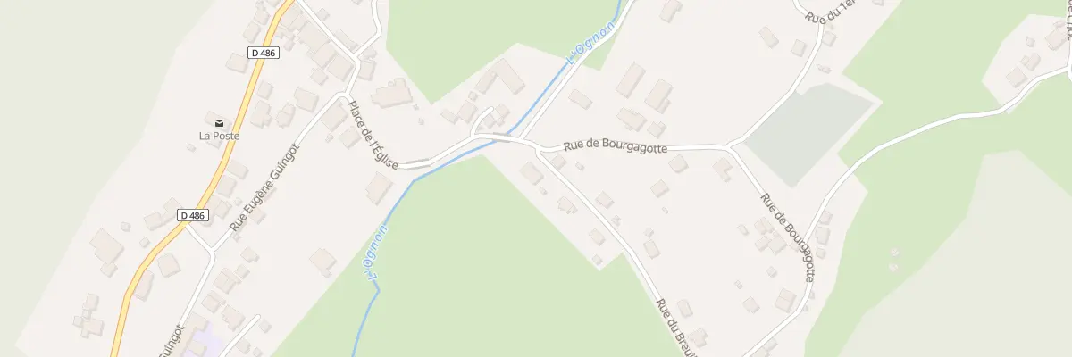 Plan du 2 Rue du Breuil à Servance-Miellin