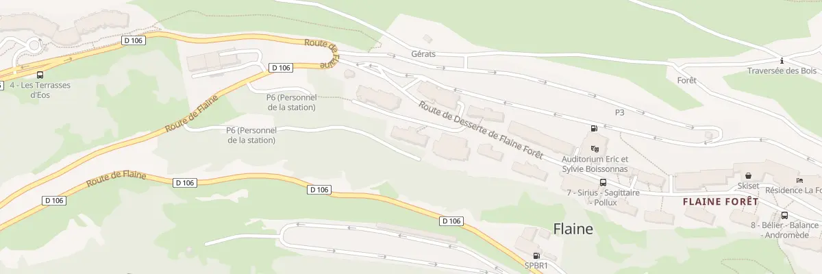 Plan du 5017C Flaine à Arâches-la-Frasse
