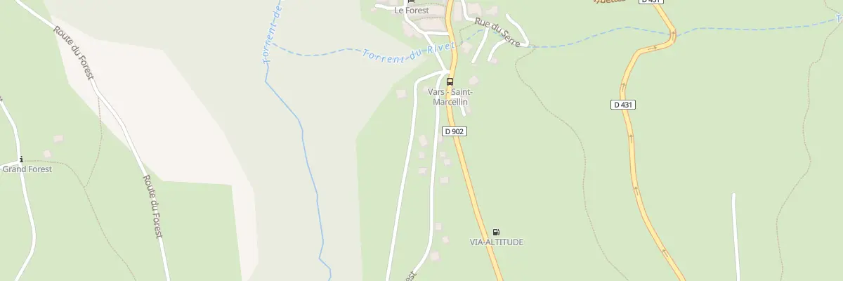 Plan du 76 Rte du Forest à Vars