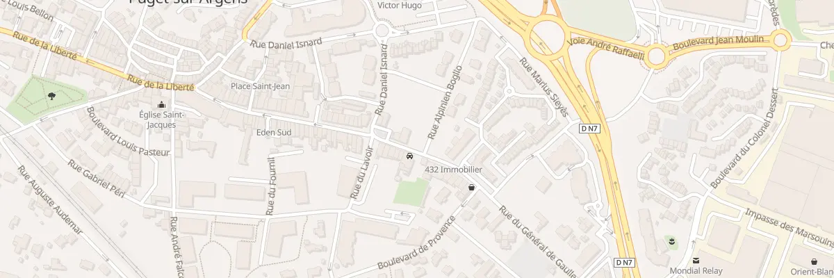 Plan du 1 Rue Alpinien Boglio à Puget-sur-Argens