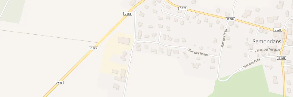 Plan du 15 Rue des Roses à Semondans