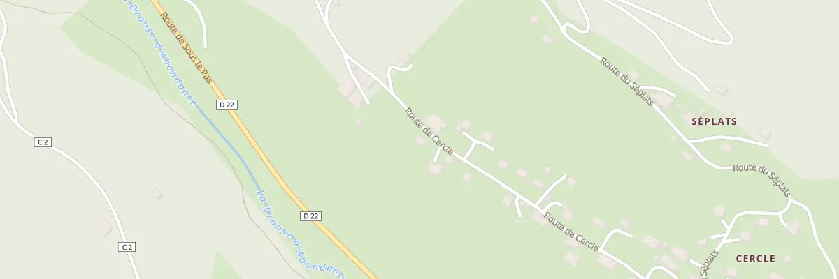 Plan du 641A Rte de Cercle à Abondance