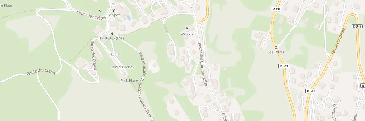 Plan du 104 Rte des Communailles à Saint-Gervais-les-Bains