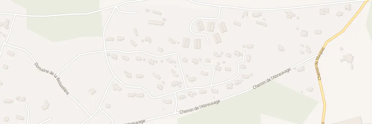 Plan du 735 La Rouquaire à Bagnols-en-Forêt