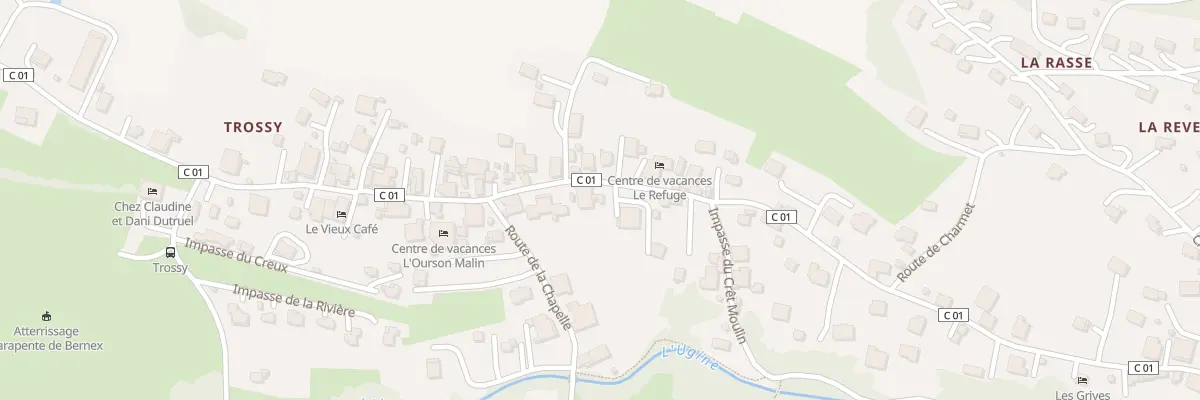 Plan du 1038 Rte de la Dent d’Oche à Bernex
