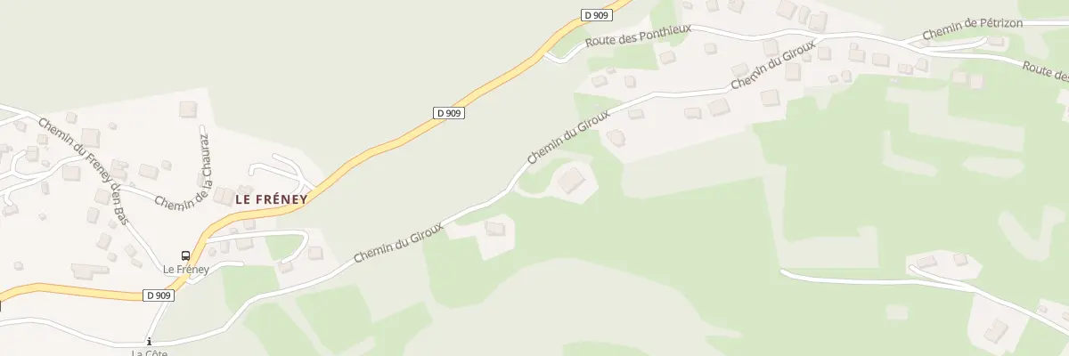 Plan du 305 Che du Giroux à Saint-Gervais-les-Bains