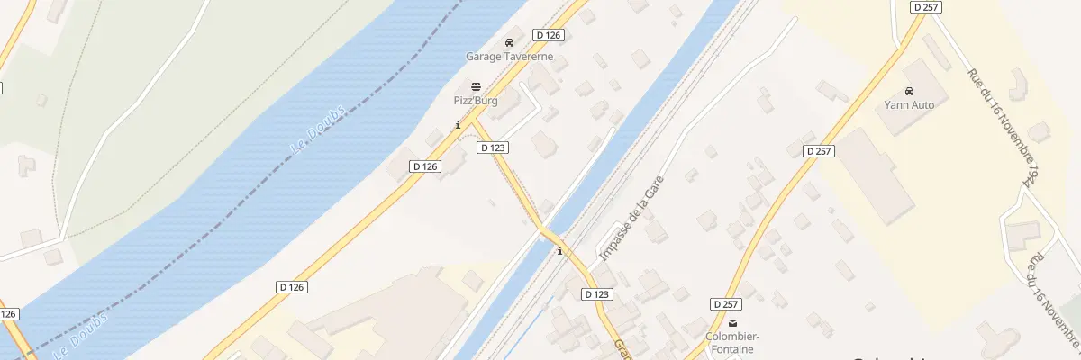 Plan du 60 Gr Grande Rue à Colombier-Fontaine