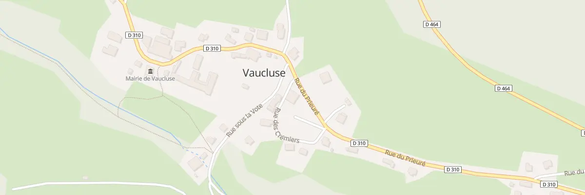 Plan du 5022 Au Village à Vaucluse