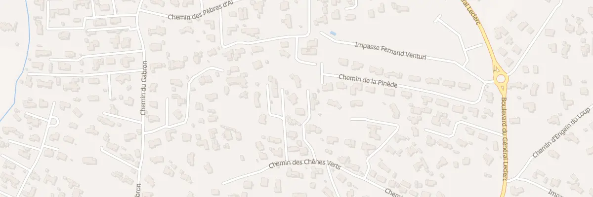 Plan du 334A Che des Chênes Verts à Puget-sur-Argens