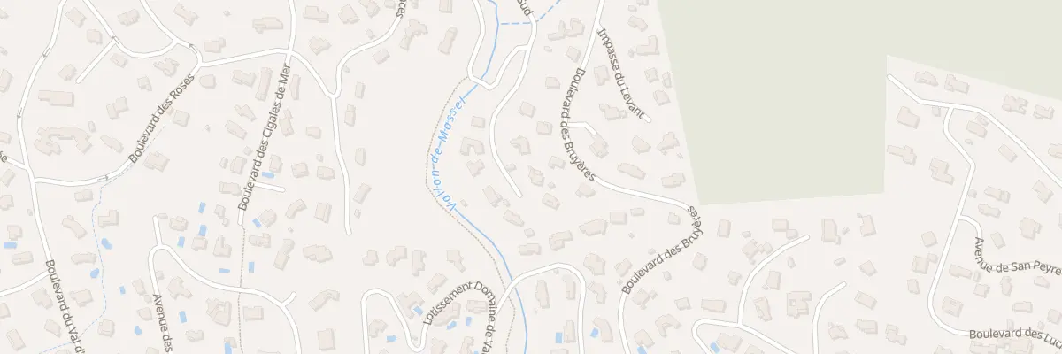 Plan du 541 Bd Plein Sud à Roquebrune-sur-Argens