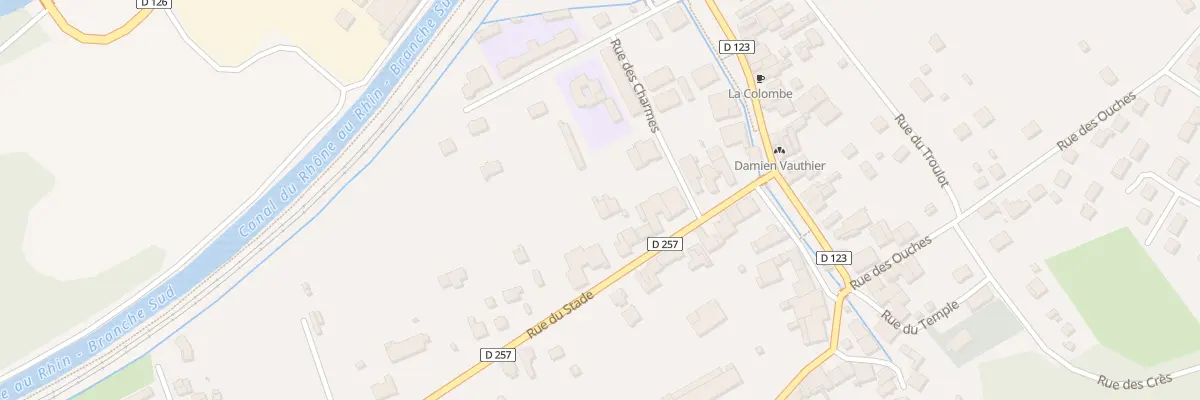 Plan du 5 Rue des Écoles à Colombier-Fontaine