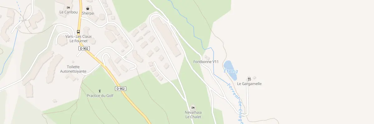 Plan de Res Le Hameau des Rennes à Vars