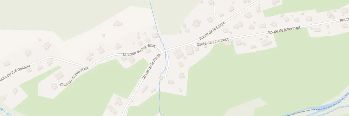Plan du 4 Rte de la Forge à Cleurie