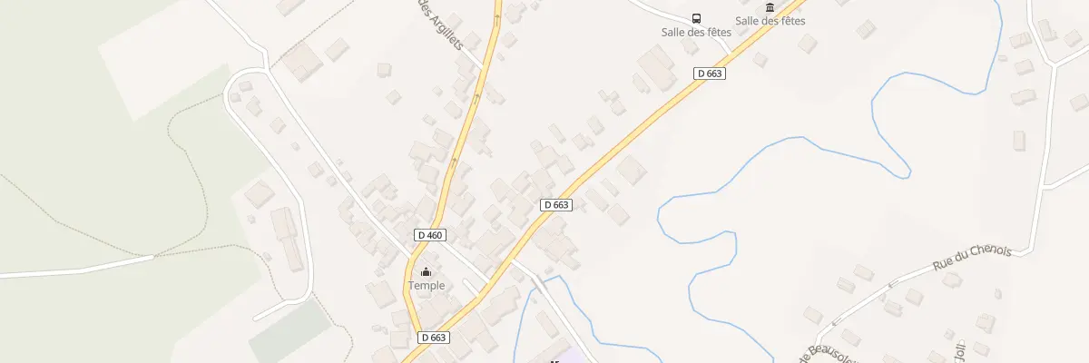 Plan du 17 Rue de Montbéliard à Lougres