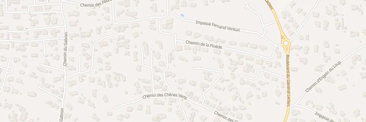 Plan du 250 Che des Chênes Verts à Puget-sur-Argens
