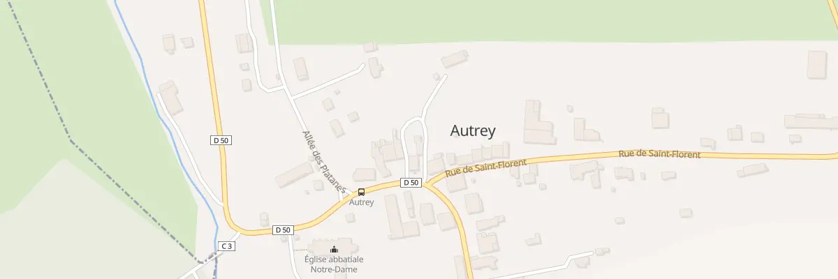 Plan du 1 Rue de la Corvée à Autrey