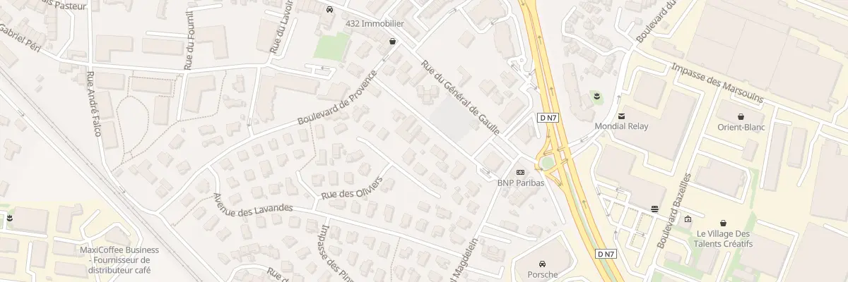 Plan du 92 Bd du Progrès à Puget-sur-Argens