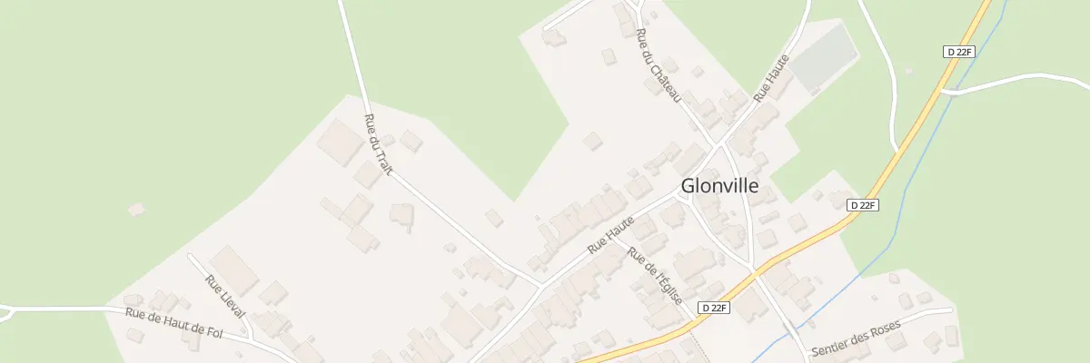 Plan du 15 Rue Haute à Glonville