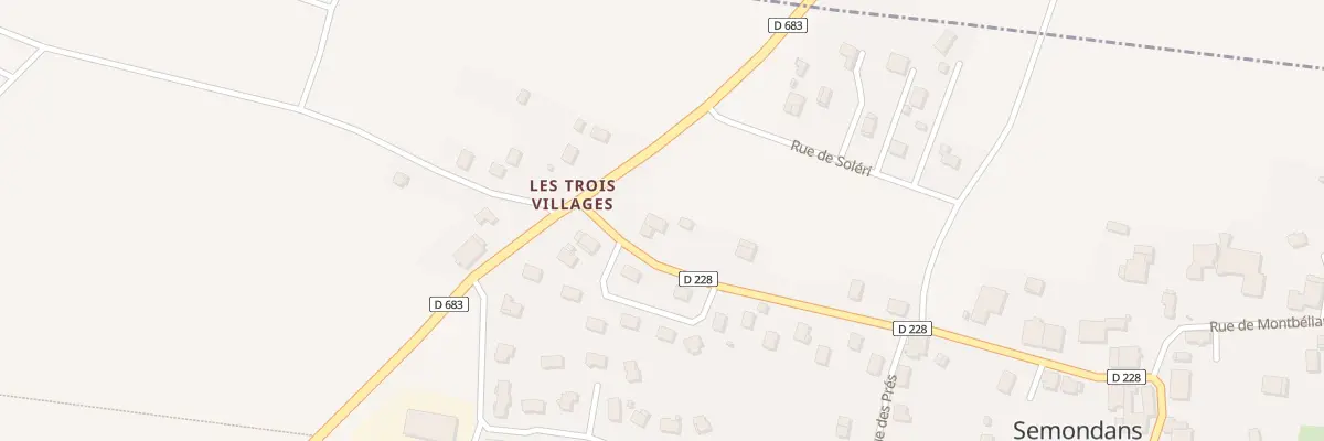 Plan du 14 Rue de la Vieille Vie à Semondans