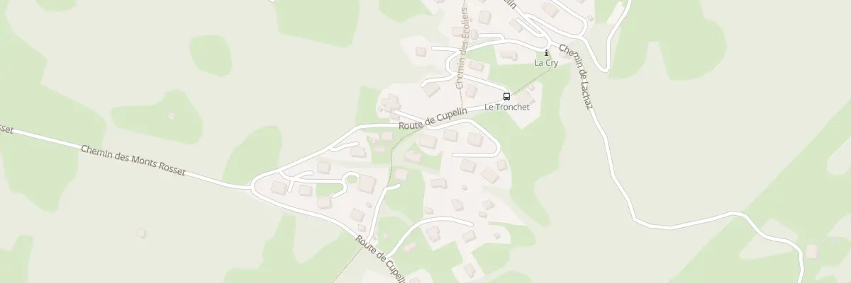 Plan du 3381 Rte de Cupelin à Saint-Gervais-les-Bains