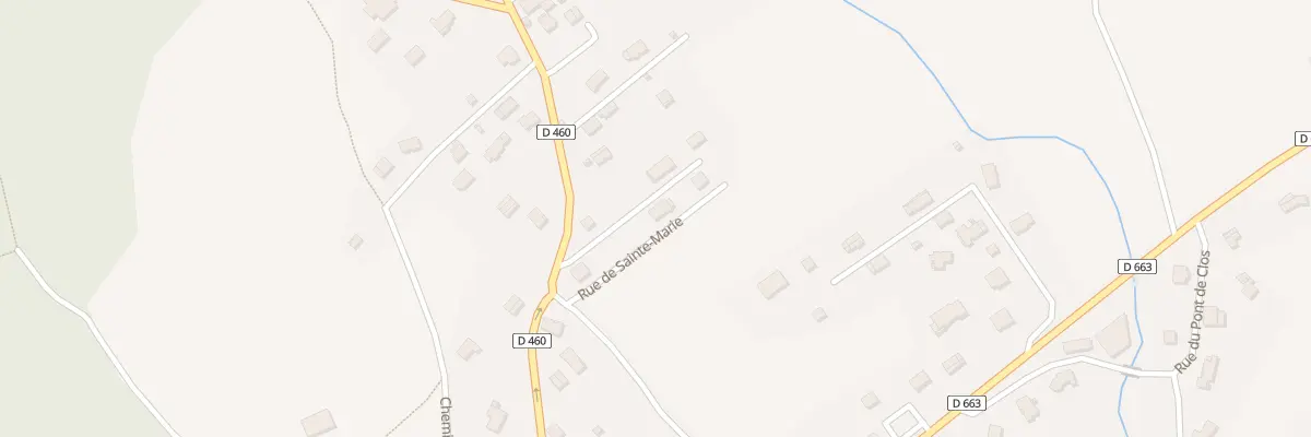 Plan du 30B Rue de Sainte-Marie à Lougres
