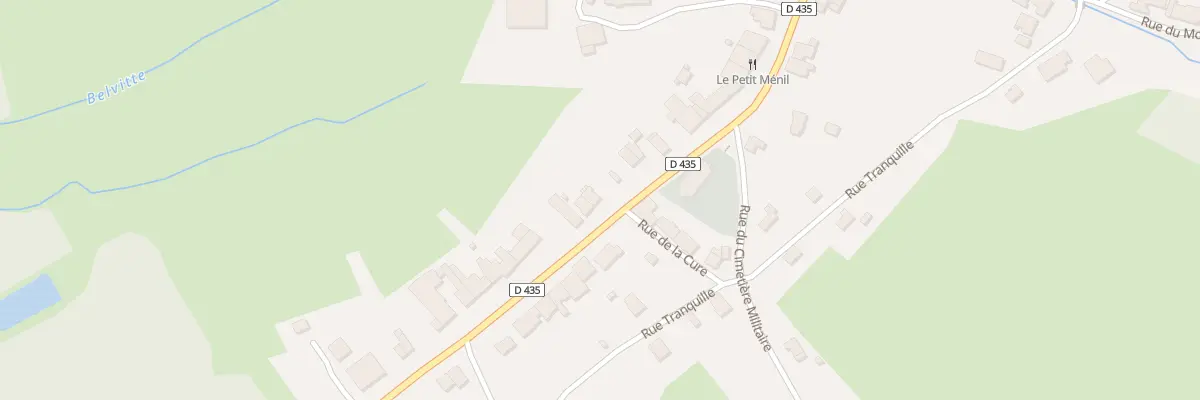 Plan du 22 Rte de Rambervillers à Ménil-sur-Belvitte