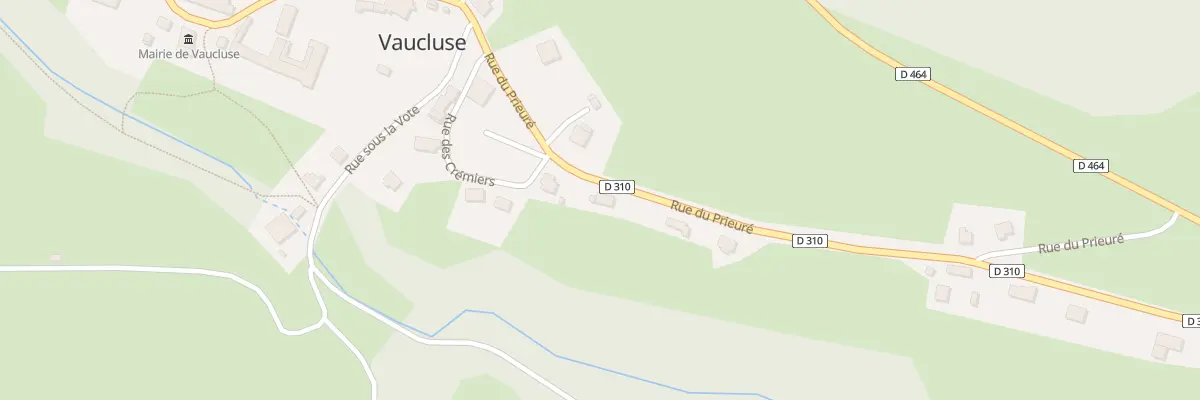 Plan du 32 Rue du Prieure à Vaucluse