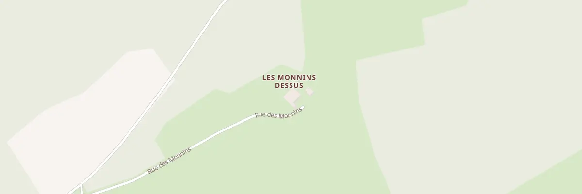 Plan du 5010 Les Monnins Dessus au Mémont