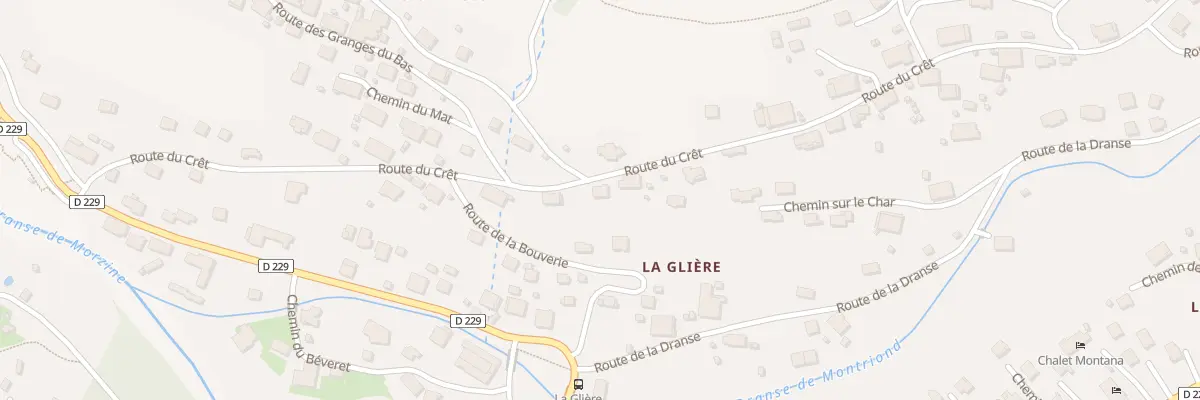 Plan du 436 Rte du Crêt à Montriond