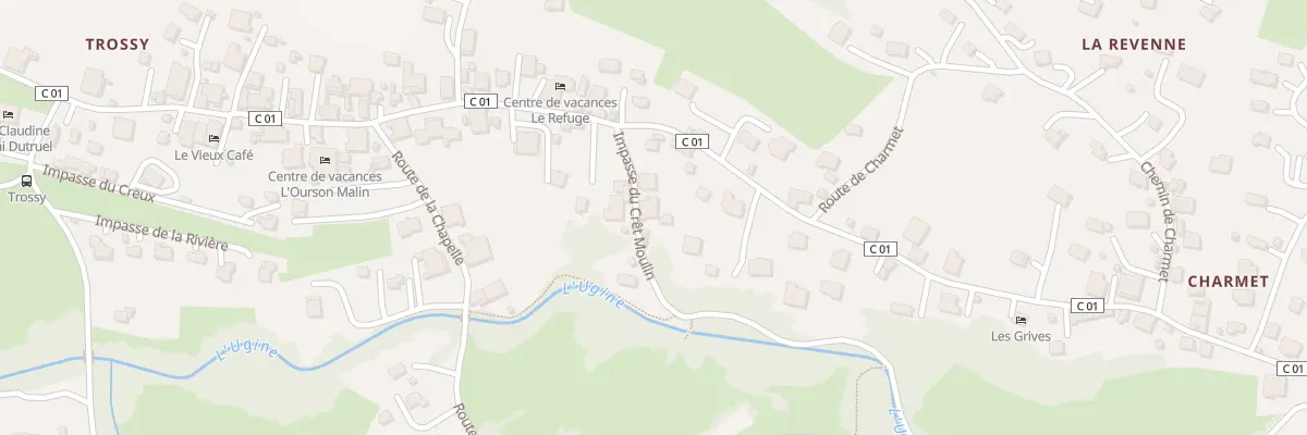 Plan du 65 Imp du Crêt du Moulin à Bernex