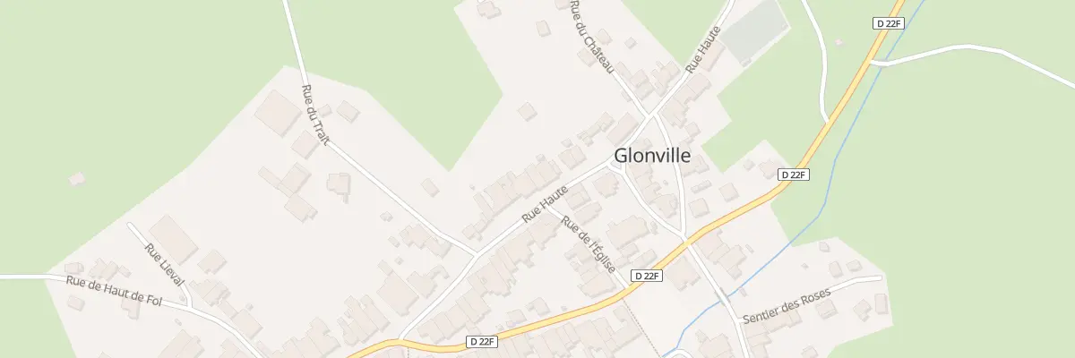 Plan du 19 Rue Haute à Glonville