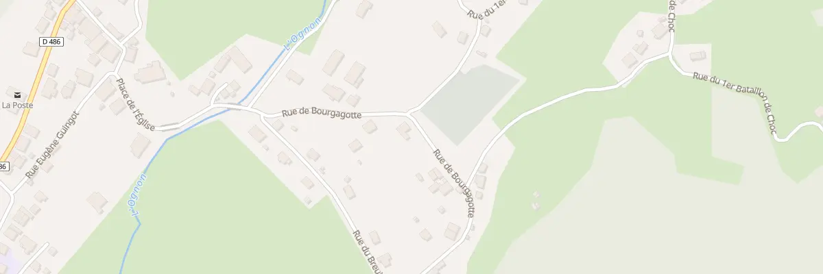 Plan du 8 Rue de Bourgagotte à Servance-Miellin