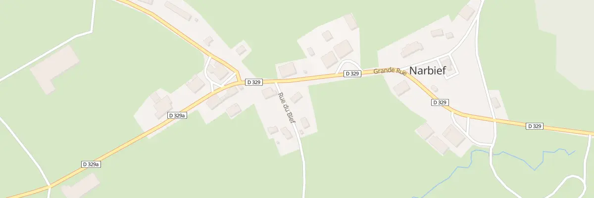 Plan du 1 Rue du Bief à Narbief